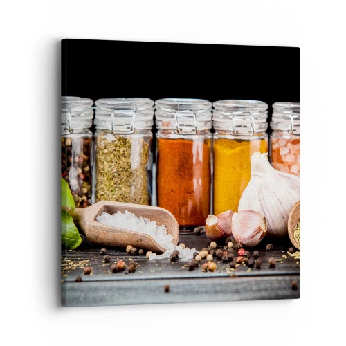 Obraz na płótnie - Żeby życie miało smak - 30x30 cm