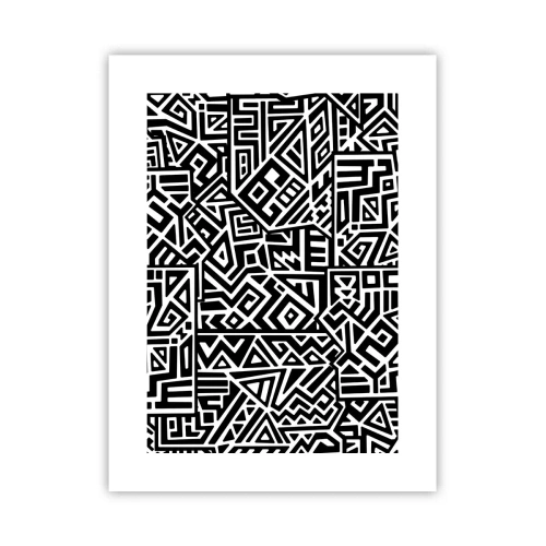 Plakat - Kompozycja prekolumbijska - 30x40 cm