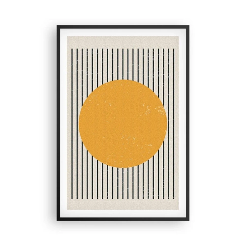 Plakat w czarnej ramie - Siła prostoty - 61x91 cm