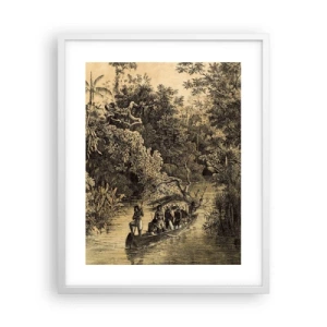 Plakat w białej ramie - Wyprawa do źródła - 40x50 cm