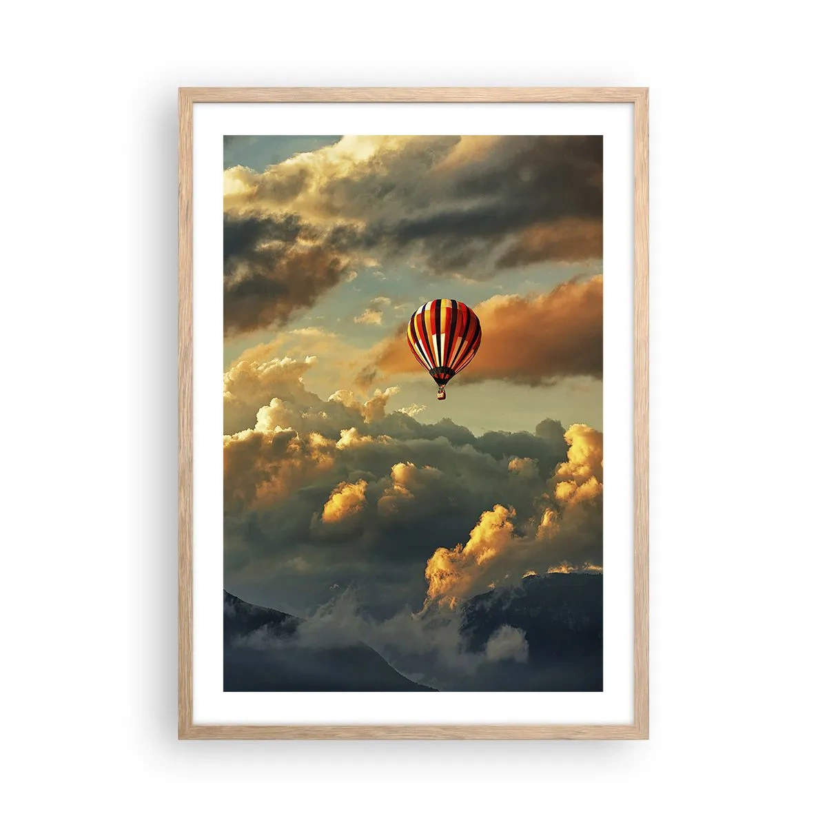 Plakat w ramie jasny dąb - Lecę, bo chcę - 50x70 cm
