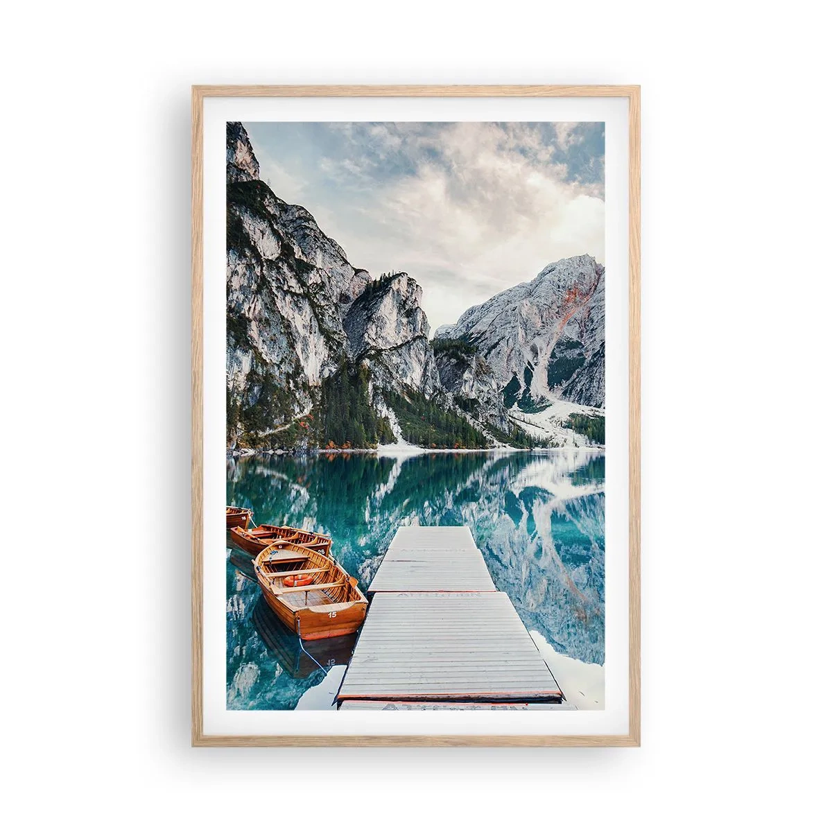 Plakat w ramie jasny dąb - Pokażemy ci piękno - 61x91 cm