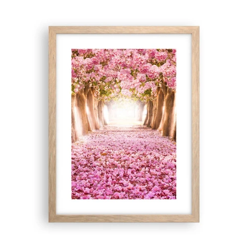 Plakat w ramie jasny dąb - Droga do raju - 30x40 cm