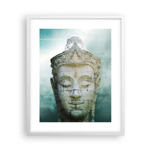 Plakat w białej ramie - Poszukując światła - 40x50 cm