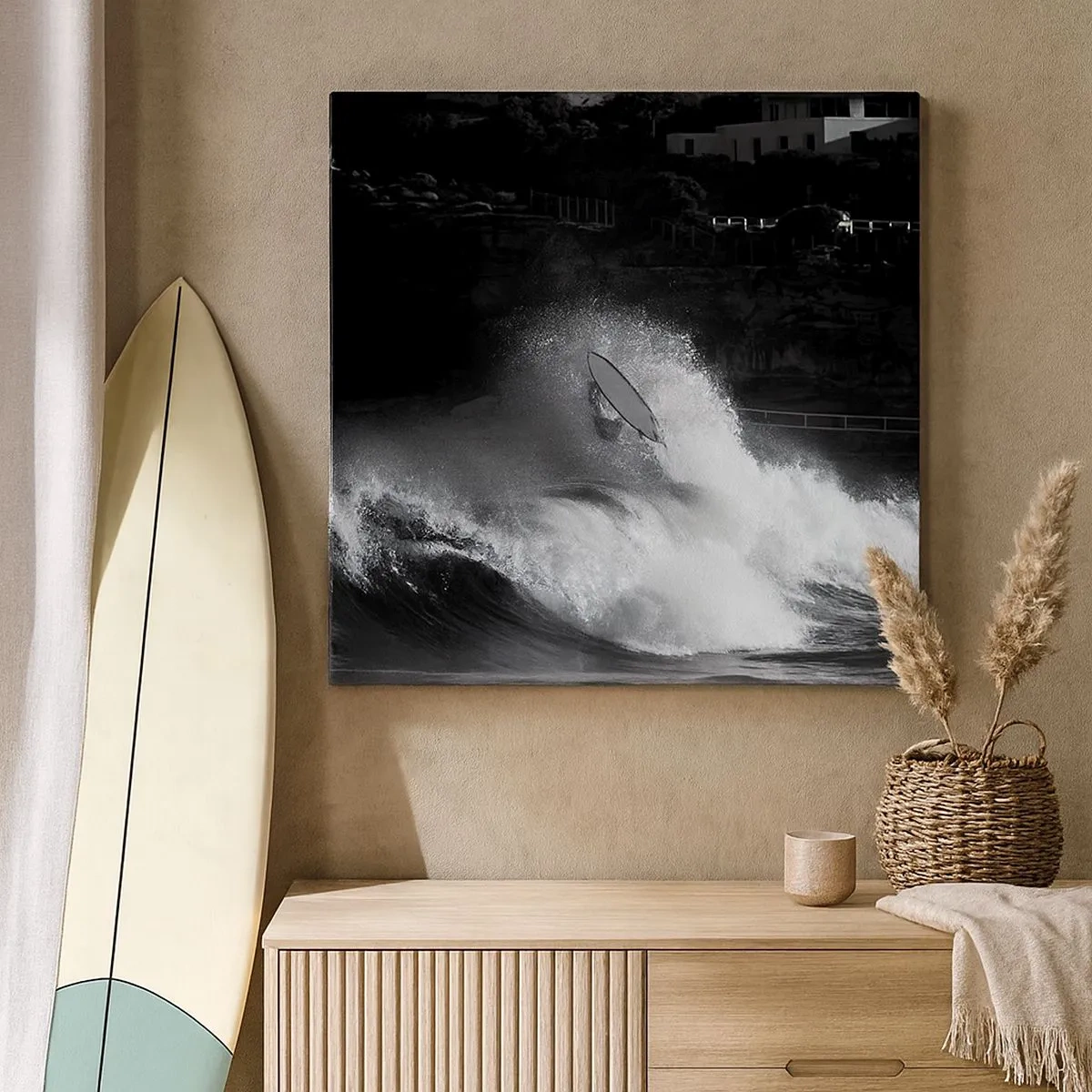 Obraz na płótnie - Wyzwanie przyjęte! - 30x30 cm