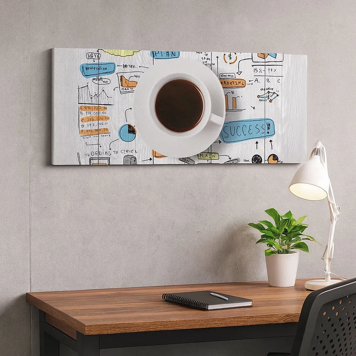 Obraz na płótnie - Czas na przerwę - 100x40 cm