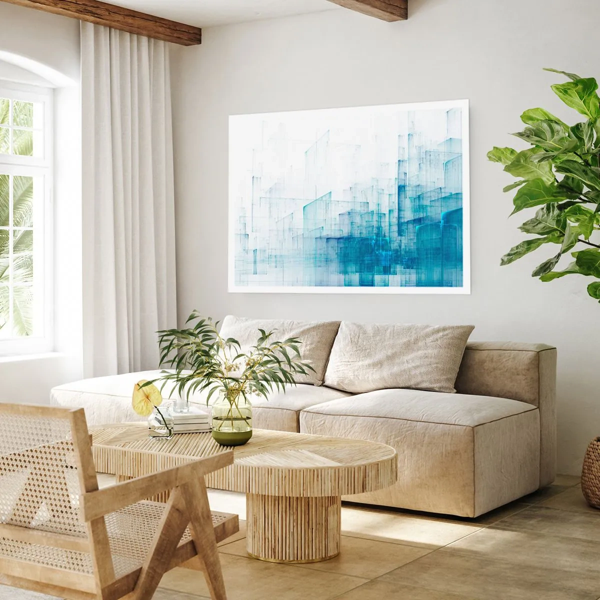 Plakat - Jak stała się przestrzeń - 70x50 cm
