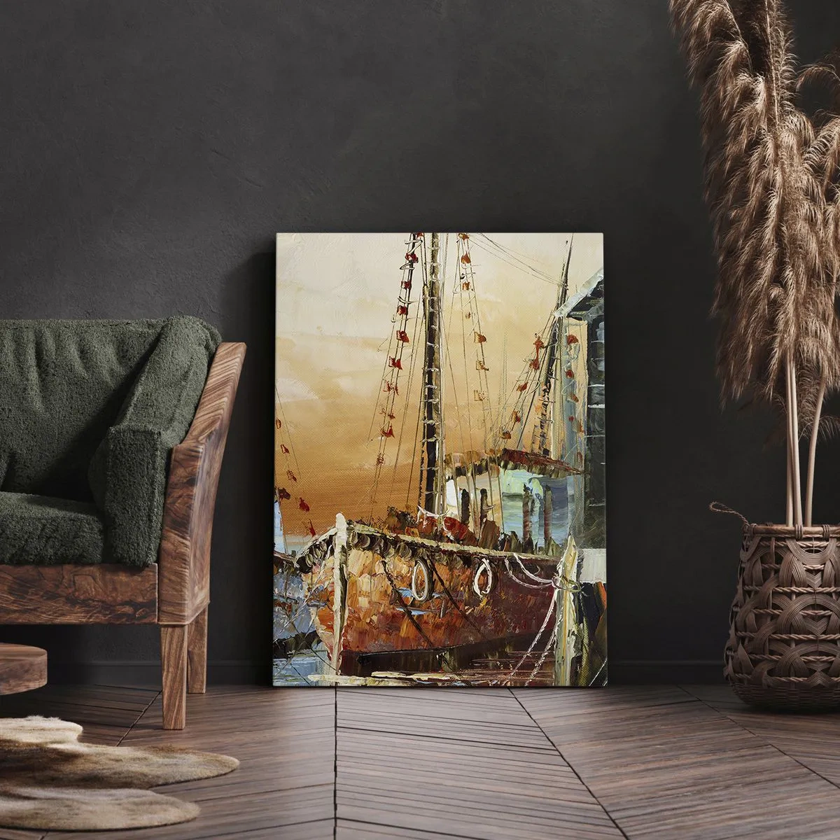 Obraz na płótnie - Spokojny powrót - 55x100 cm