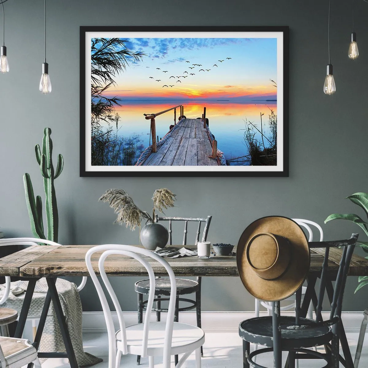 Plakat w czarnej ramie - Pora wracać… - 40x30 cm