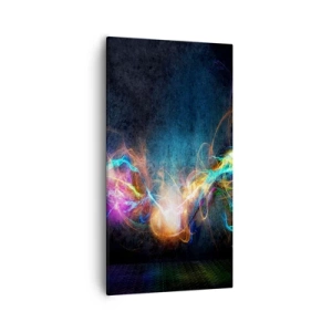 Obraz na płótnie - Radośnie przeciw ciemności - 55x100 cm
