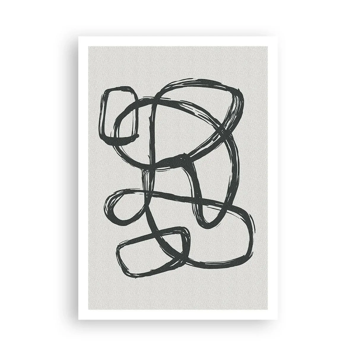 Plakat - Zapętlona abstrakcja - 70x100 cm