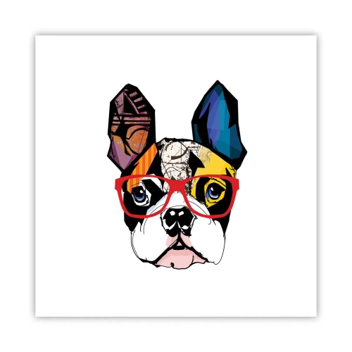 Plakat - Intelektualista - 40x40 cm