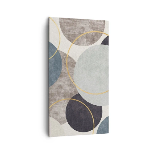 Obraz na płótnie - Koło za kołem - 45x80 cm