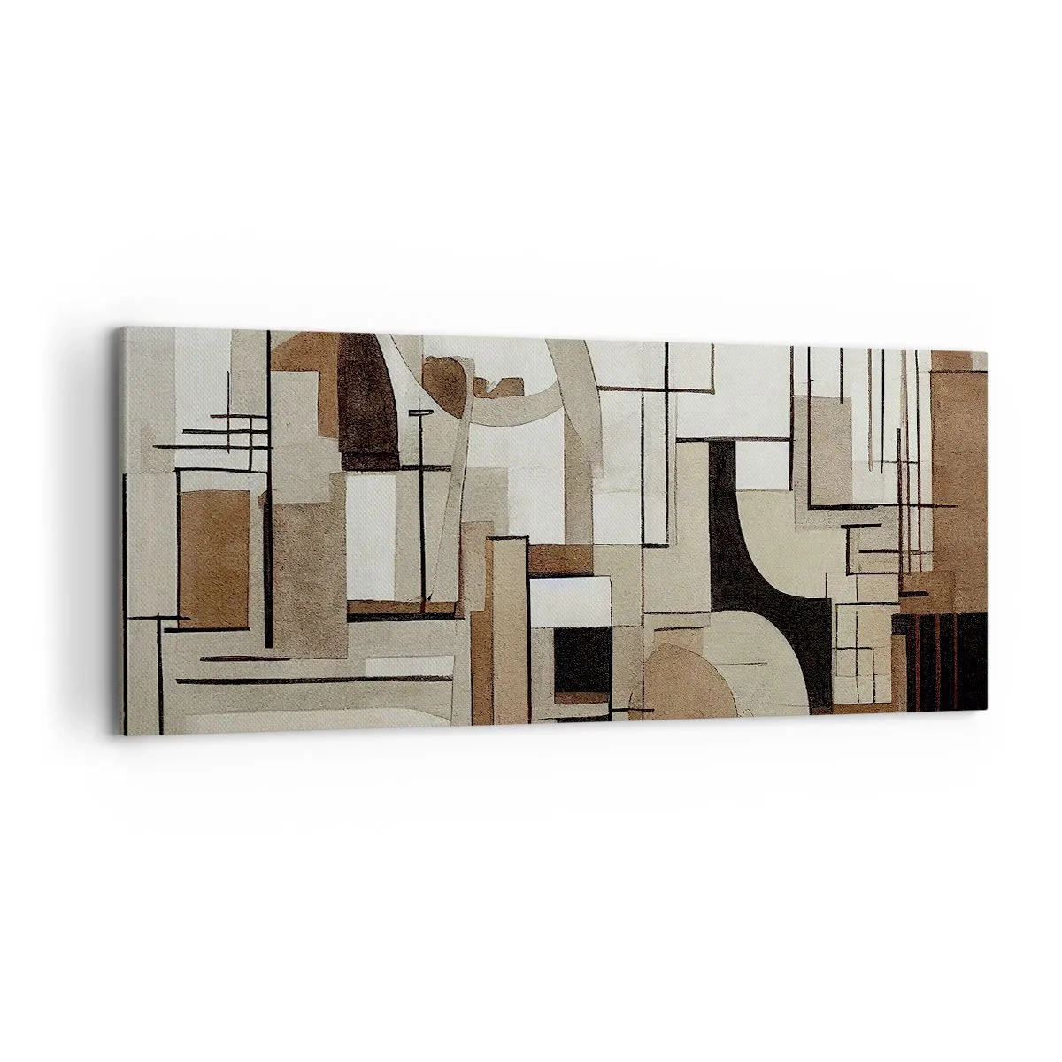 Obraz na płótnie - Pejzaż miejski 2.0 - 100x40 cm