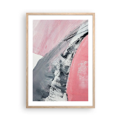 Plakat w ramie jasny dąb - Kompozycja dopasowana - 50x70 cm