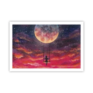 Plakat - Bujać w obłokach - 91x61 cm