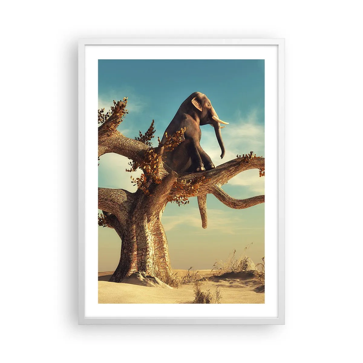 Plakat w białej ramie - Nowy punkt widzenia - 50x70 cm