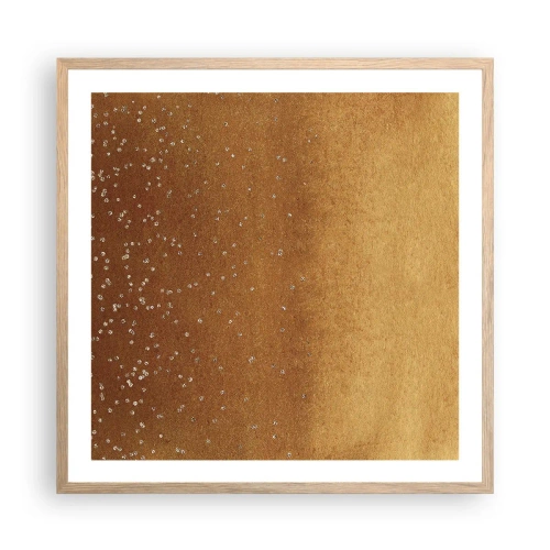 Plakat w ramie jasny dąb - Narodziny światła - 60x60 cm