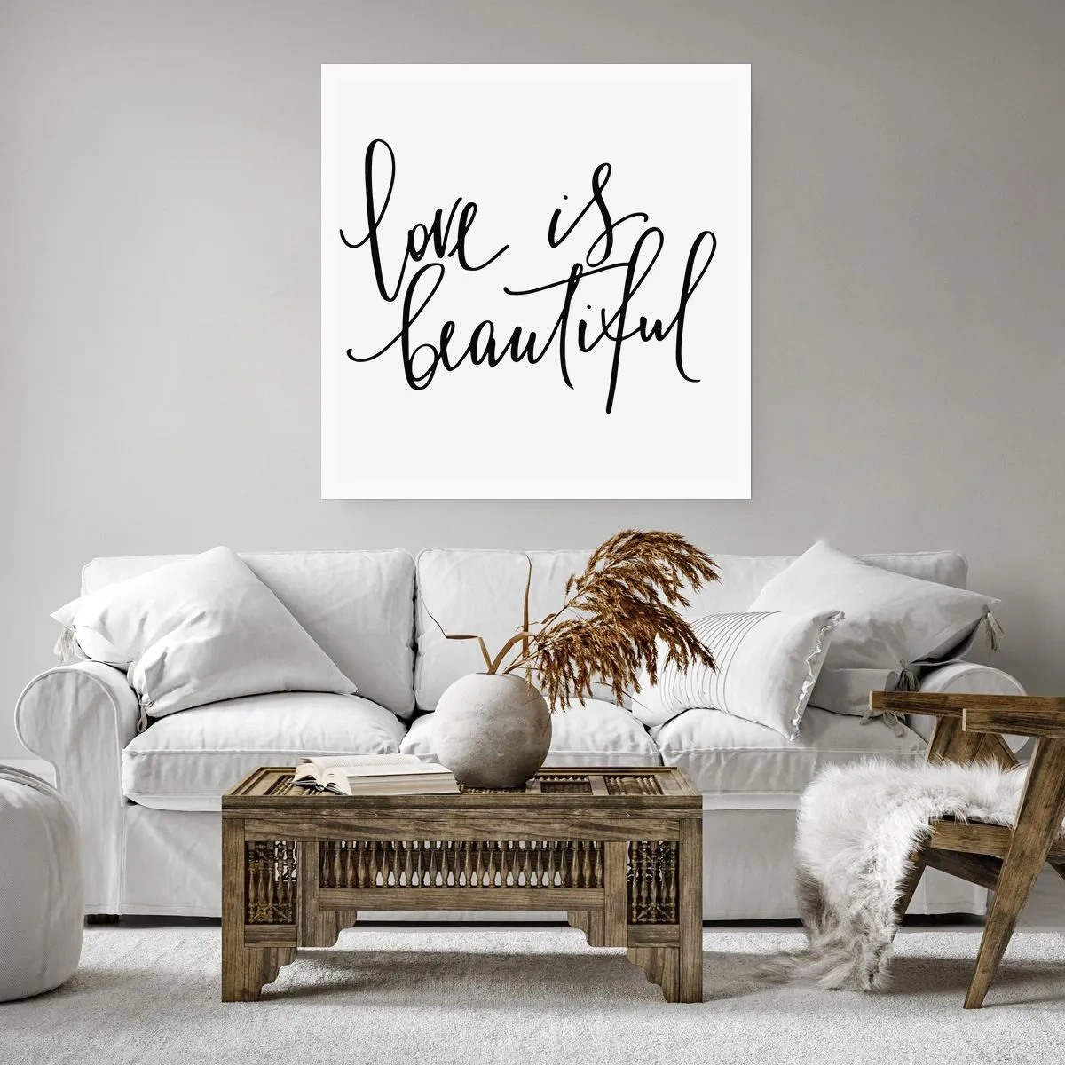 Plakat - Czytaj i powtarzaj - 40x40 cm