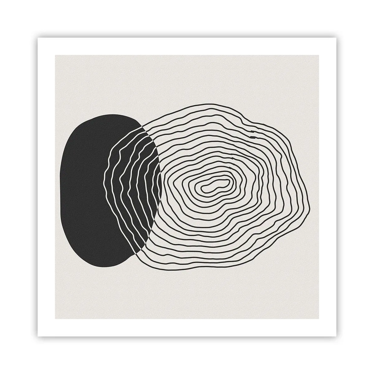 Plakat - Trwanie i drganie - 60x60 cm