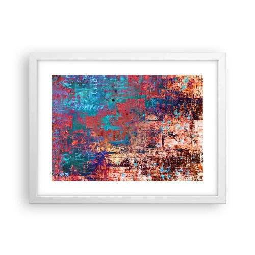 Plakat w białej ramie - Pamięć i niepamięć - 40x30 cm