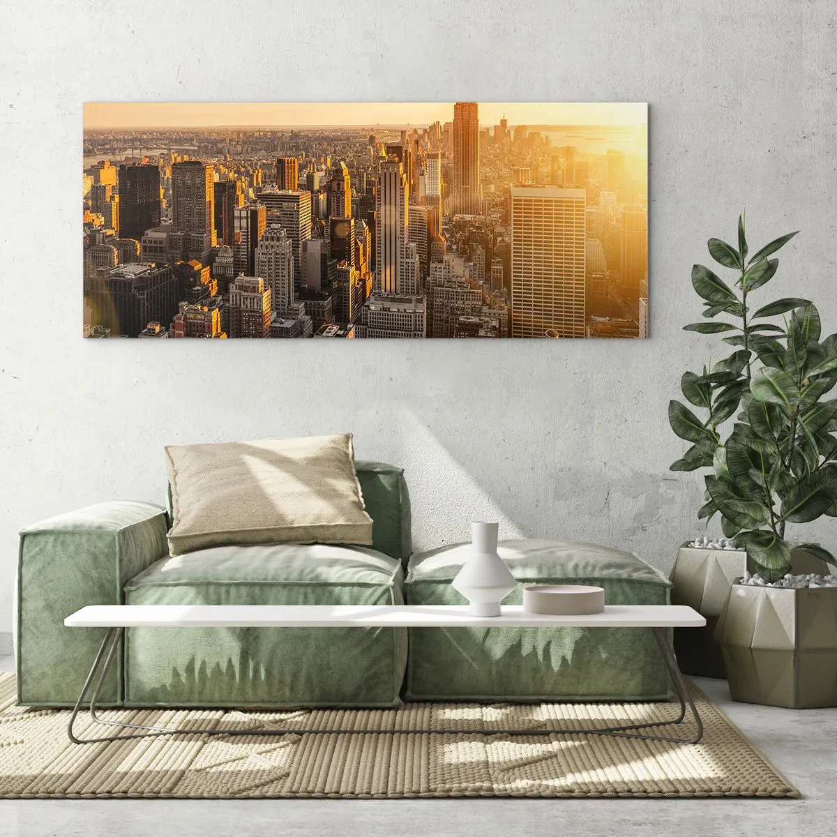 Obraz na szkle - Rosnąc w słońcu - 100x40 cm