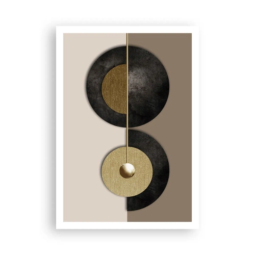 Plakat - Wariacje wokół koła - 70x100 cm