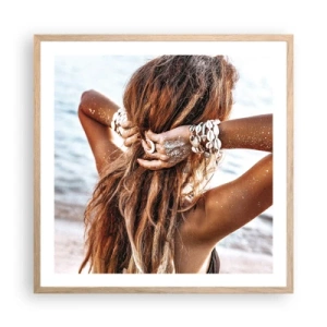 Plakat w ramie jasny dąb - Siostra wody i słońca - 60x60 cm