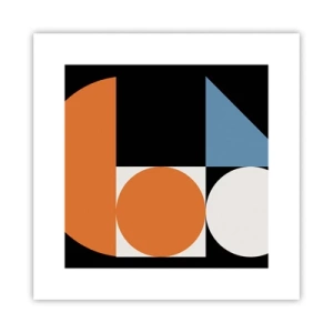 Plakat - Układ figurowy - 30x30 cm