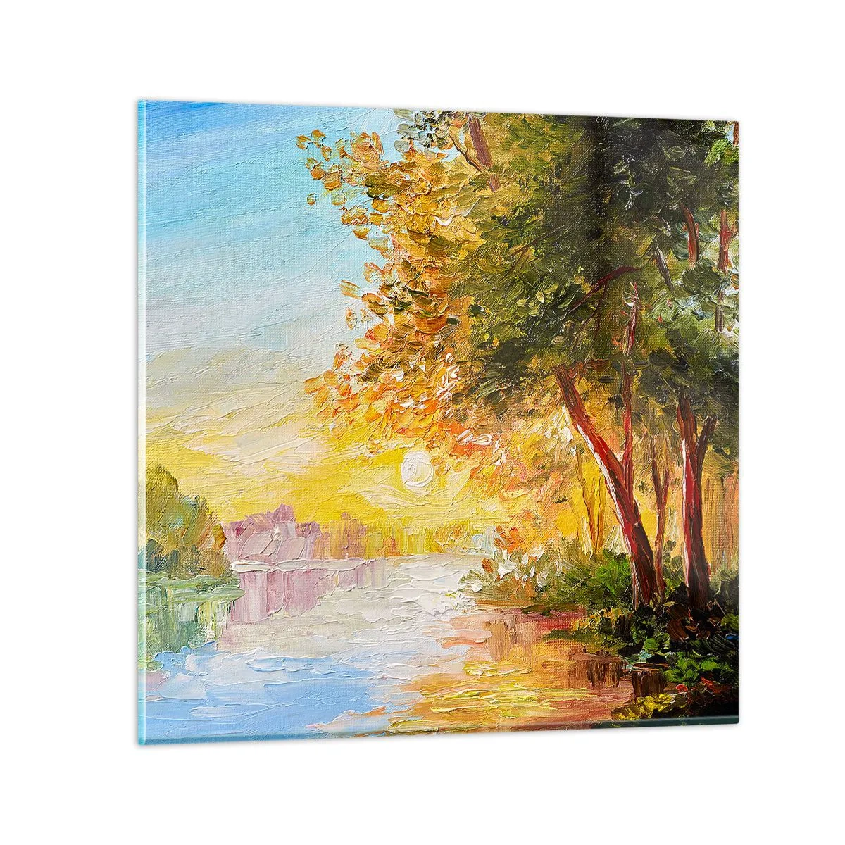 Obraz na szkle - Et in Arcadia ego - 40x40 cm