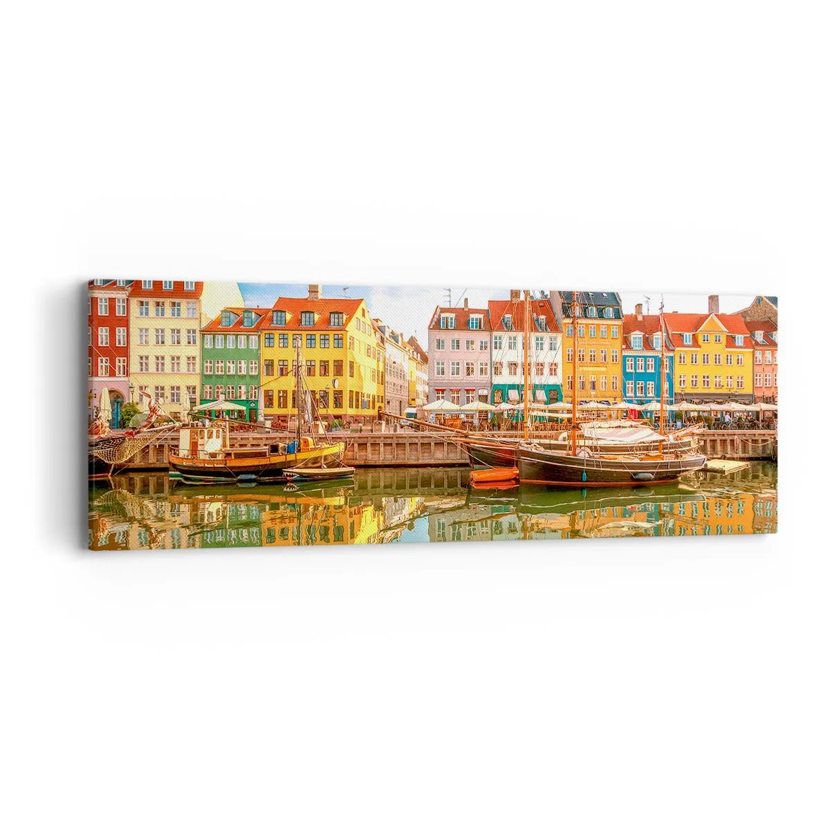 Obraz na płótnie - Nad wodą gładką jak lustro - 90x30 cm