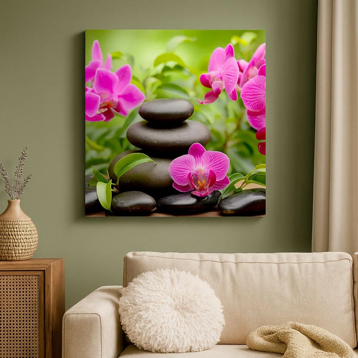 Obraz na płótnie - Piramida spokoju - 30x30 cm