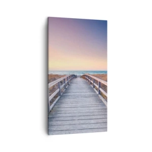 Obraz na płótnie - Bałtycka wieczorna zorza - 45x80 cm