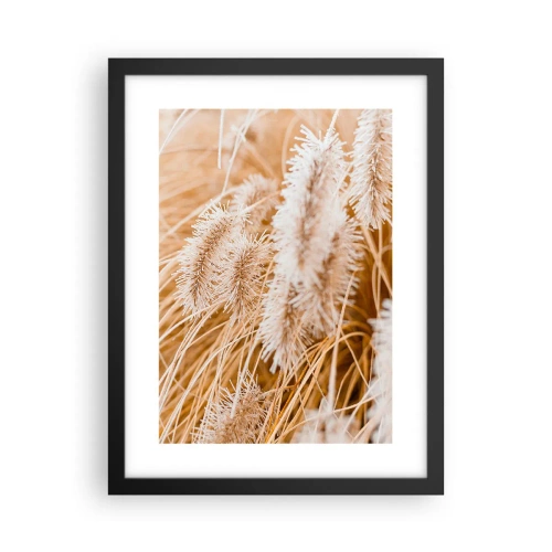 Plakat w czarnej ramie - Złoty szelest traw - 30x40 cm
