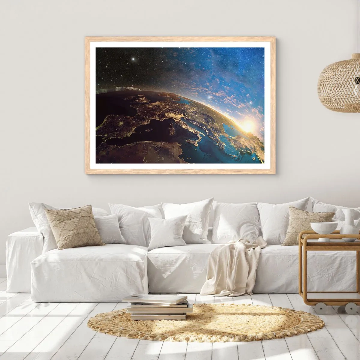 Plakat w ramie jasny dąb - Spójrzmy na siebie z dystansu - 100x70 cm