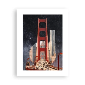 Plakat - Zawsze w centrum - 30x40 cm