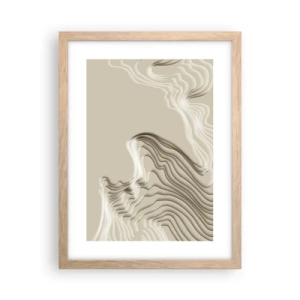 Plakat w ramie jasny dąb - Topografia sztuki - 30x40 cm