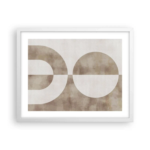 Plakat w białej ramie - Podobieństwa i różnice - 50x40 cm