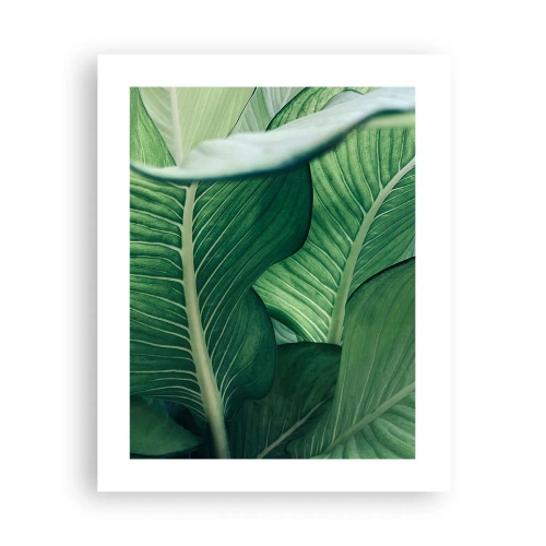 Plakat - Życie intensywnie zielone - 40x50 cm