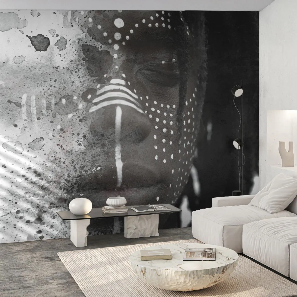 Fototapeta Premium Sand - Odkryj pierwotnego ducha - Portret Kobiety, Kobieta, Afroamerykanka - 400x280 cm