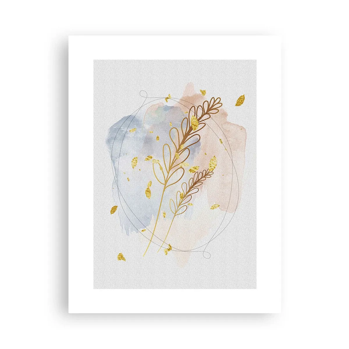 Plakat - Złoty podmuch - 30x40 cm