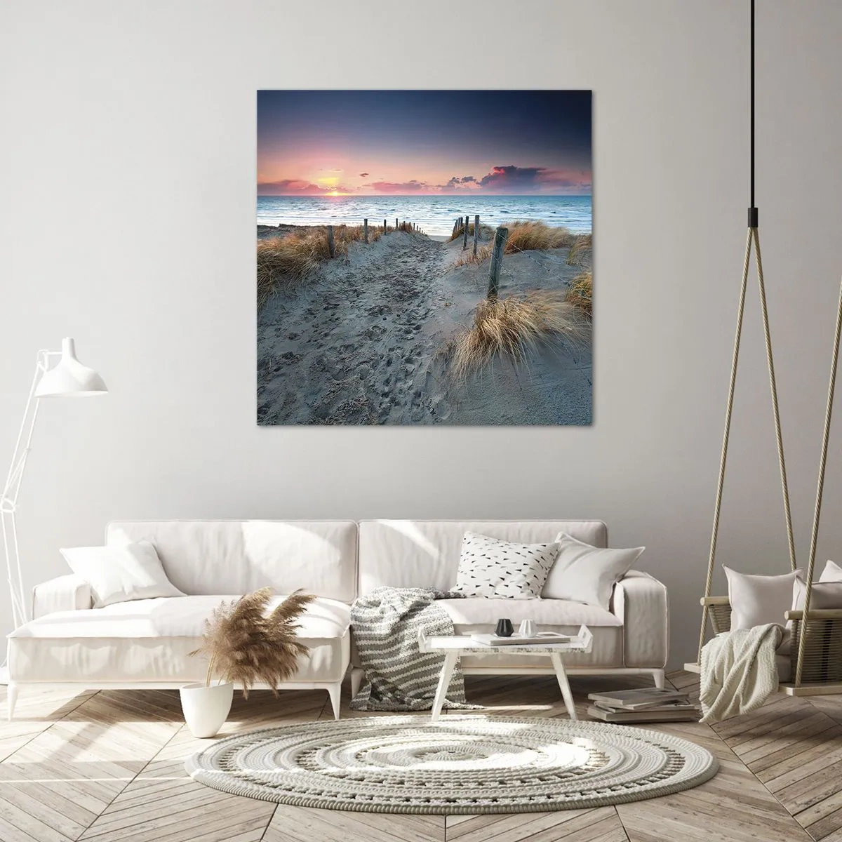 Obraz na płótnie - Rozlałeś tęczę blasków promienistą… - 50x50 cm