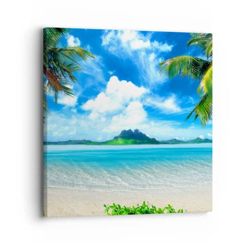 Obraz na płótnie - Lazur tropików - 30x30 cm