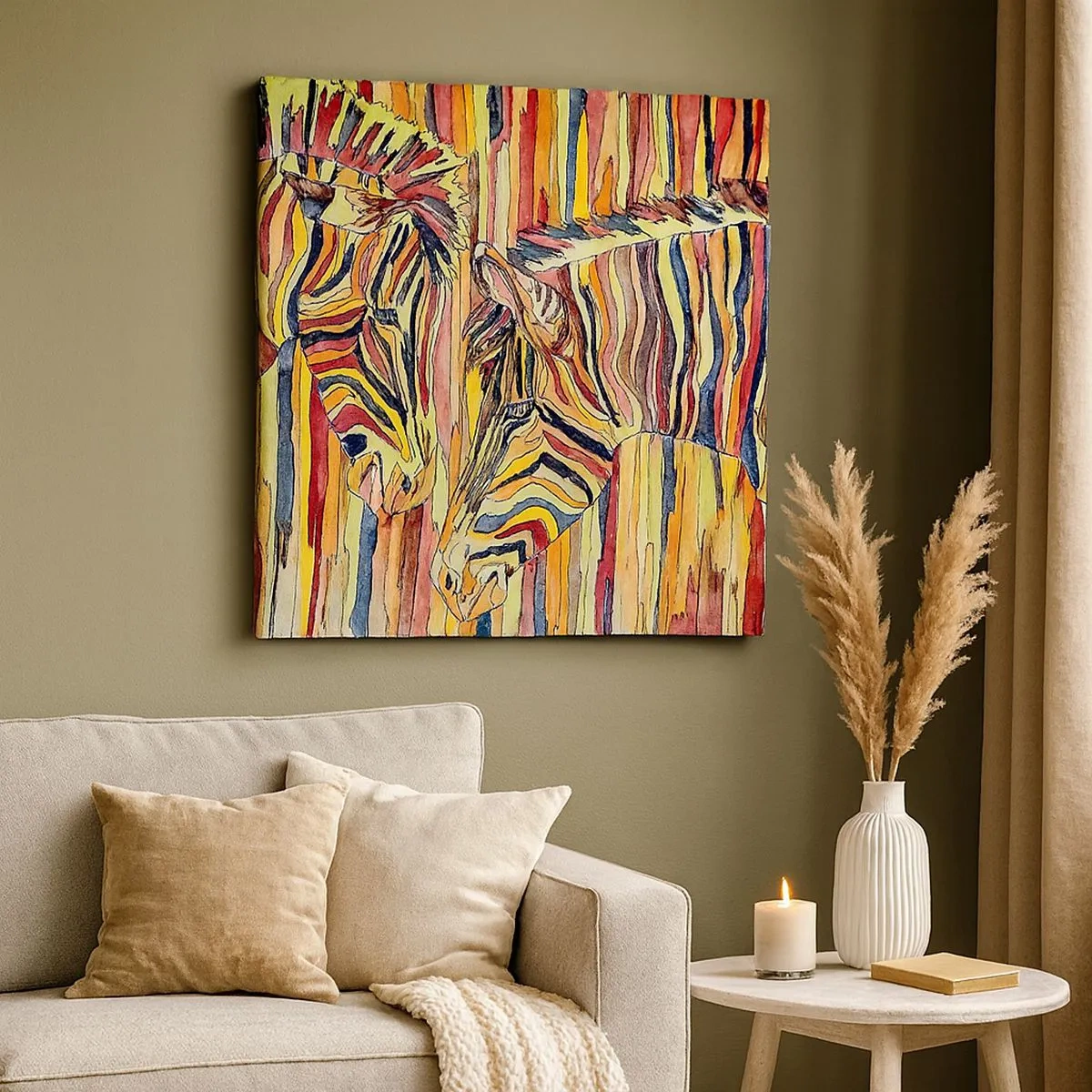 Obraz na płótnie - A więc ty też… - 30x30 cm