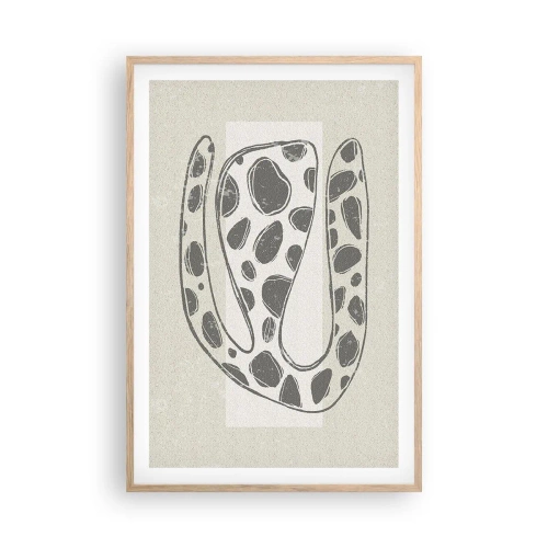 Plakat w ramie jasny dąb - Przedziwne stworzenie - 61x91 cm
