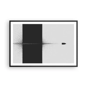 Plakat w czarnej ramie - Prosto do celu - 91x61 cm