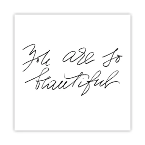 Plakat - Naprawdę, uwierz… - 50x50 cm