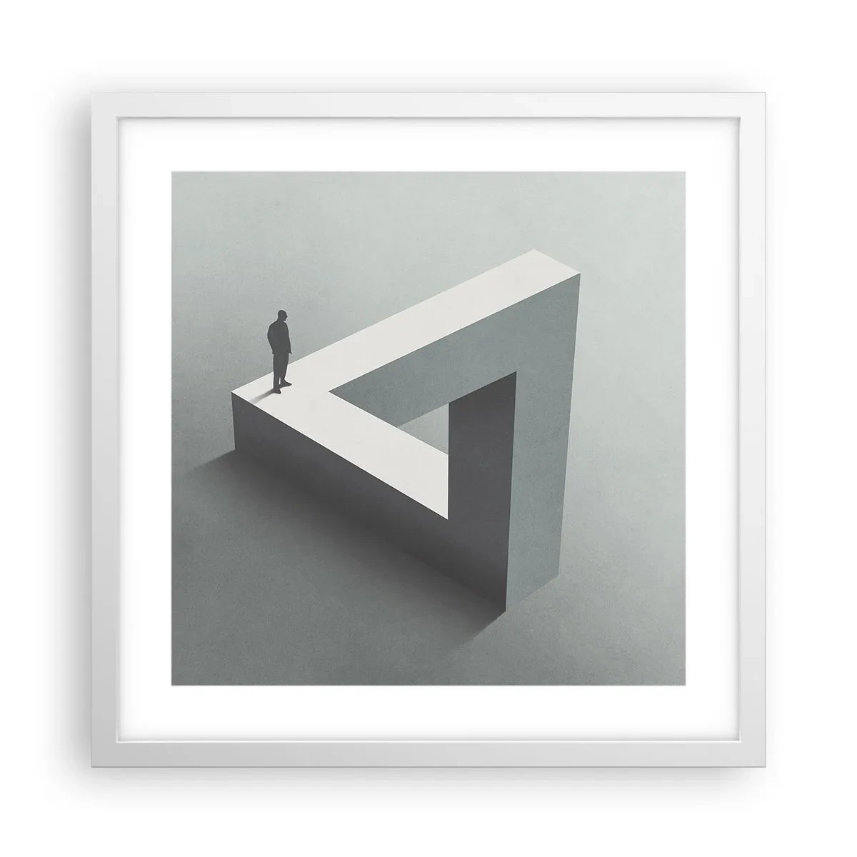 Plakat w białej ramie - A jednak możliwe - 40x40 cm