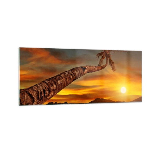 Obraz na szkle - Egzotyczne wakacje, karaibska przygoda - 100x40 cm