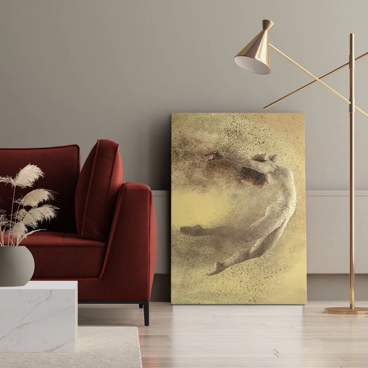 Obraz na płótnie - W tanecznym uniesieniu - 45x80 cm